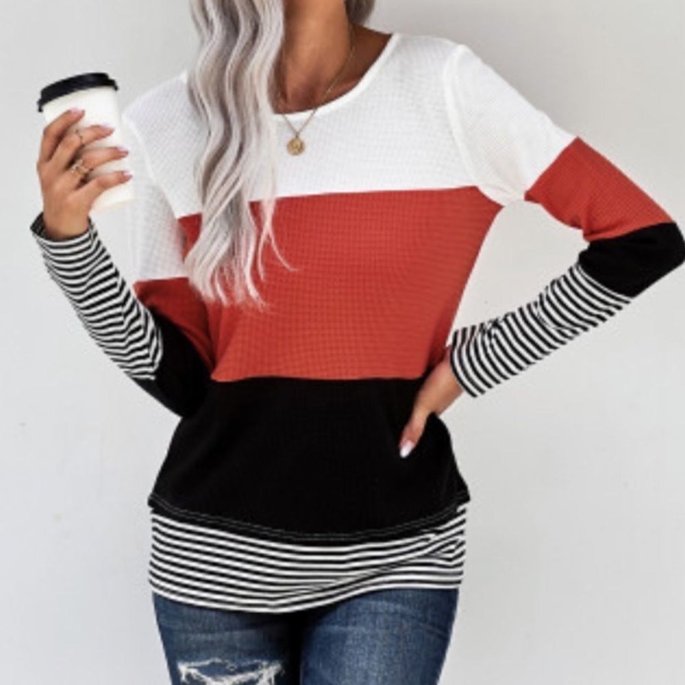 Colorblocksplicing Stripestop